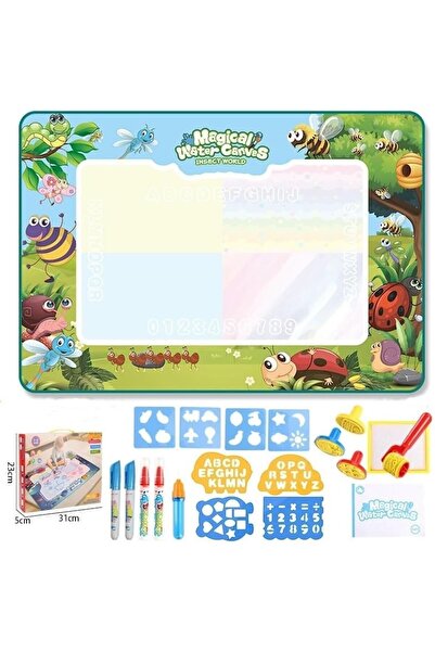 Arabest Reusable Magic Water Drawing Painting Pad, Forest Insects Theme,for T...