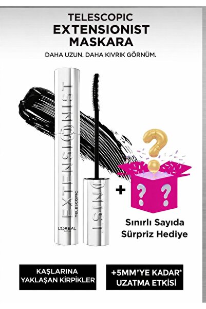 L'Oreal Paris Telescopic Extensionist Siyah Maskara