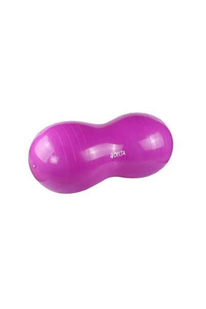 Delta PNB24 Mor Fıstık Pilates Topu 90 x 45 cm + Top Pompası