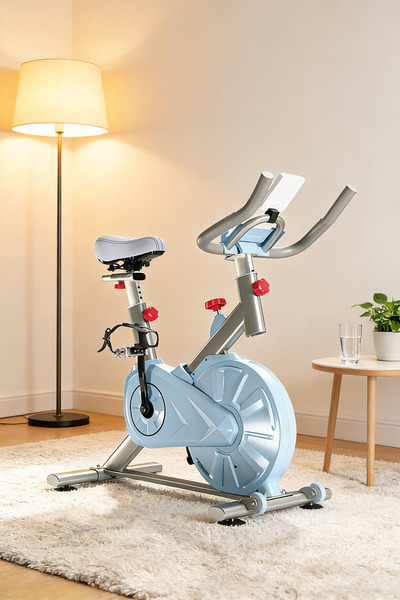 Yagud Magnetic Exercise Bike for Home – Adjustable Silent Spin Bike with 350l...