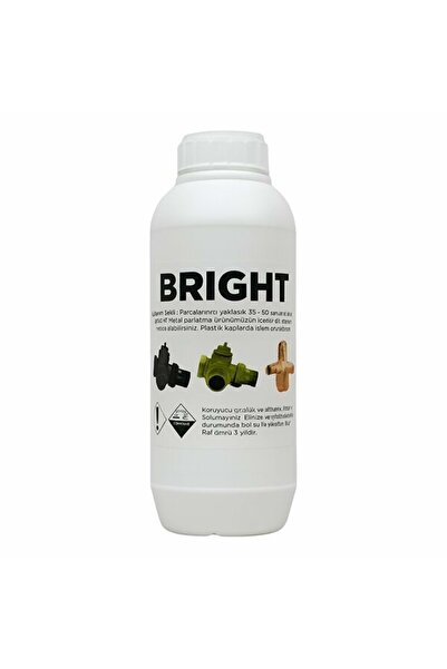 Bright Metal Sarı (Pirinç) ve Bakır Parlatma Kimyasalı 1 KG