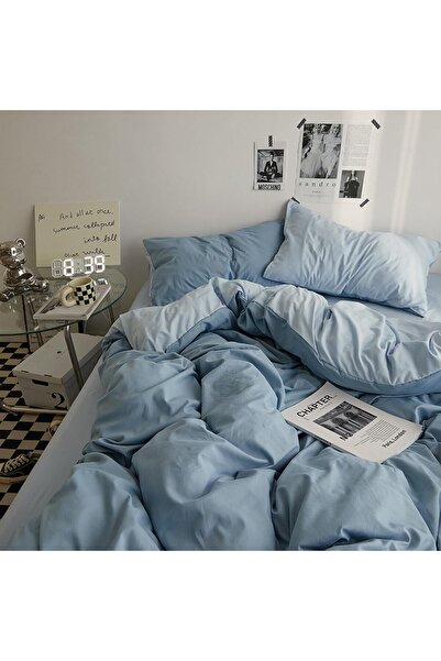 Arabest Cotton Duvet Cover Set,180x220 cm with Zipper Closure and 2 Pillowcas...