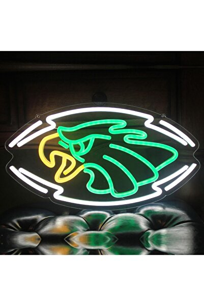Slasa Eagle Neon Sign LED Light with 6mm Acrylic Base, 22x42cm Sports Decor