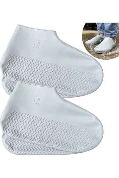 Arabest Waterproof Shoe Covers 2 Pairs,Rain Shoe Covers Reusable Silicone Non...