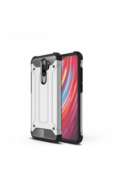 Cepustik Telefon Aksesuarları Redmi Note 8 Pro Kılıf Crash Zırh Silikon Kılıf