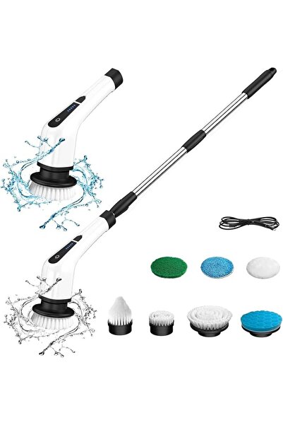 Arabest Electric Spin Scrubber, Electric Cleaning Brush,with 7 Replacement Br...
