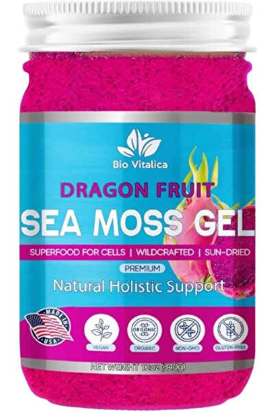 TrueSeaMoss BIO VITALICA Irish Sea Moss Gel Raw Dr Sebi Vegan Superfood 100% ...