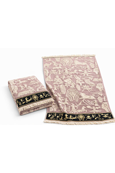 NAURA Concept 🏺   Ancient Egypt Patterned 100% Cotton Hand & Face Towel (50X...