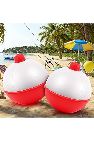 Arabest 2 Pcs 24" Inflatable Fishing Bobber Outdoor Decorations Inflatable Re...