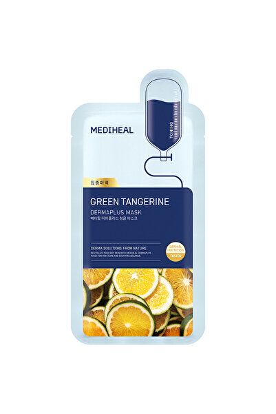 Mediheal Dermaplus Green Tangerine Sheet Mask Face mask 22 ml