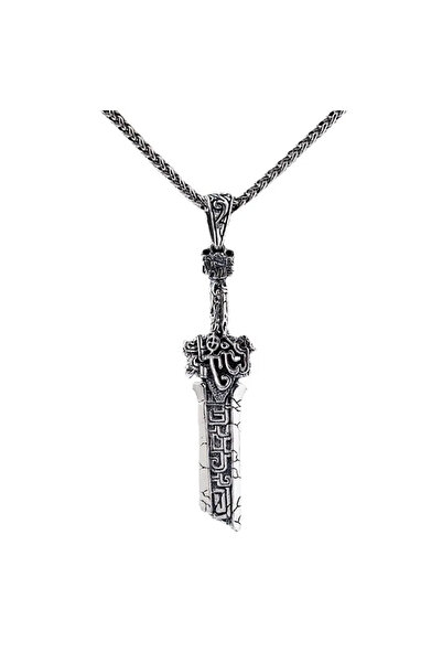 EFAYN.RO Retro chain with Chinese sword pendant, broken sword model, unisex, ...