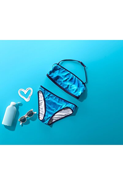 Tchibo Kids Girls Bikini Set, Security Blue