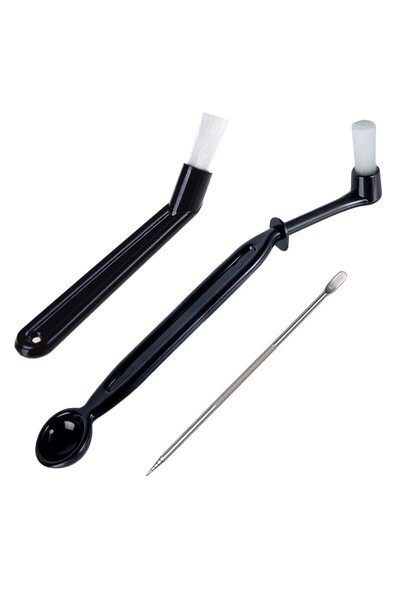 JZS Coffee Machine Cleaning Brush with Spoon Tool Set for Espresso Machine Gr...