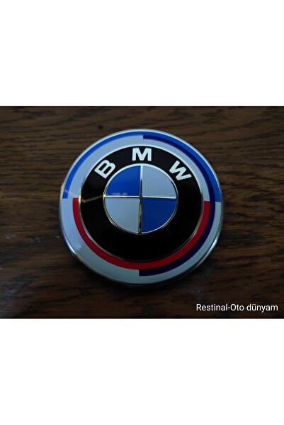 restinal BMW 5 Serisi (E60, F10, G30) uyumlu, 82mm boyutunda, özel 50. Yıl M ...