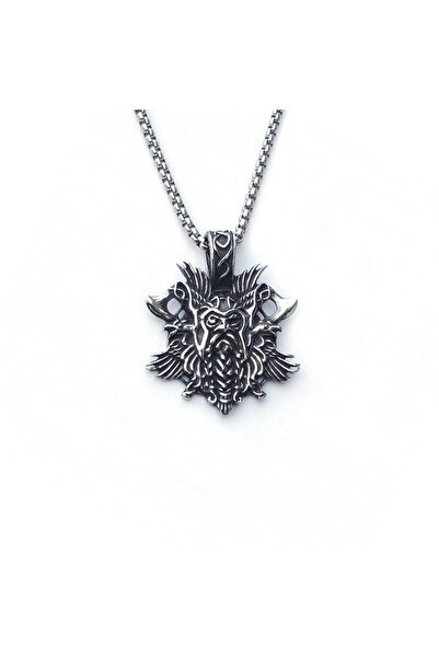 EFAYN.RO Lant unisex, pandantiv viking, model Valhalla, tematica Odin the God...