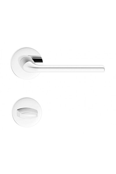 THG Bella R Chrome Door Handle with WC Rosette