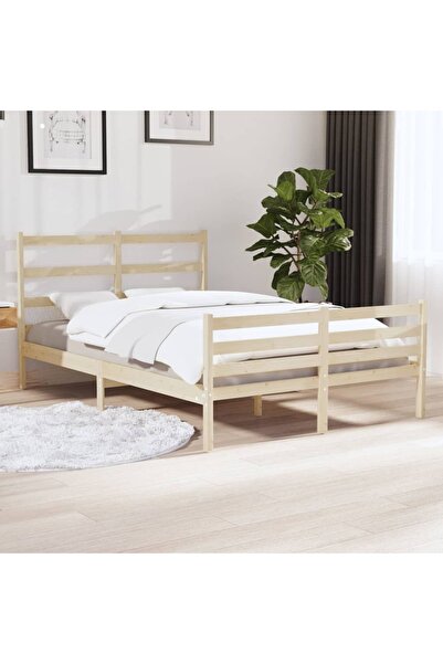 Concept Σκελετός κρεβατιού, 140x190 εκ., μασίφ ξύλο πεύκου