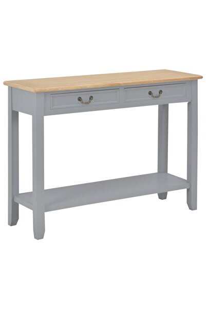 Concept Κονσόλα, γκρι, 110 x 35 x 80 εκ., ξύλο
