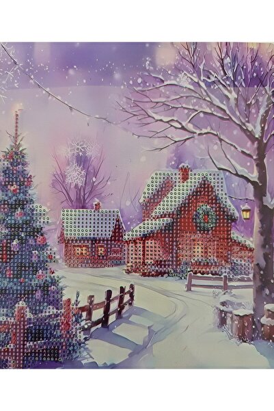 mentaş grup Boncuklu Goblen Taşlı Pano Elmas Boyama Mozaik Resim Set Ebatları...