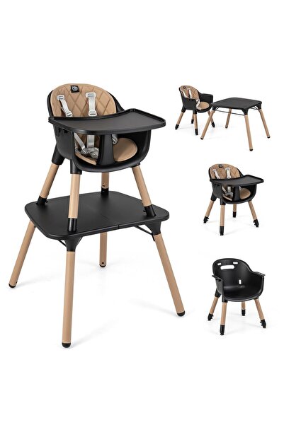 Ominii 5 in 1 Convertible Highchair for Babies & Toddlers | Booster Seat | Ta...