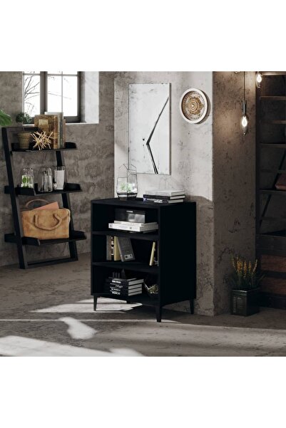 Concept Sideboard, black, 57x35x70 cm, chipboard