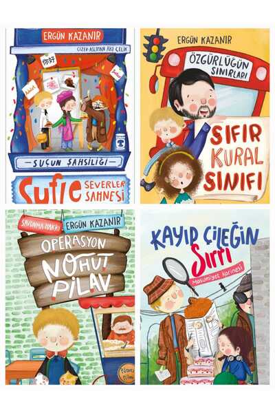 Timaş Çocuk sufle severler & kayıp çileğin sırrı 4 kitap ergün kazanır set