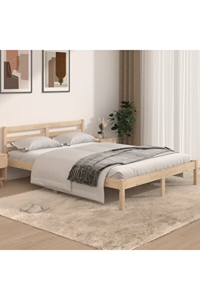 Concept Σκελετός κρεβατιού, 140x190 εκ., μασίφ ξύλο πεύκου