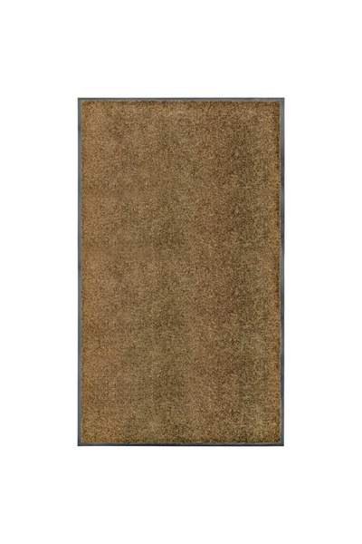 Concept Πλενόμενο πατάκι πόρτας, καφέ, 90x150 εκ.