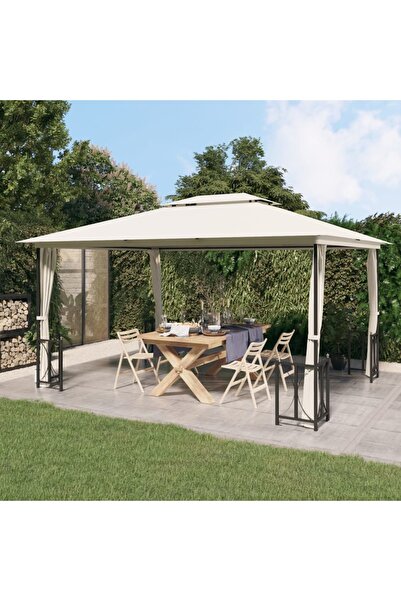 Concept Κιόσκι με πλαϊνά τοιχώματα και διπλά κρεμνιώτα κρεμνιωτά στέγαστρα 3x...