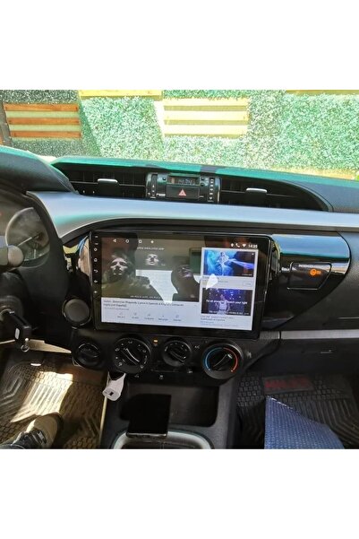 Generic شاشة أندرويد لسيارة تويوتا هايلكس موديل 2016-2024، تدعم نظامي كاربلاي...