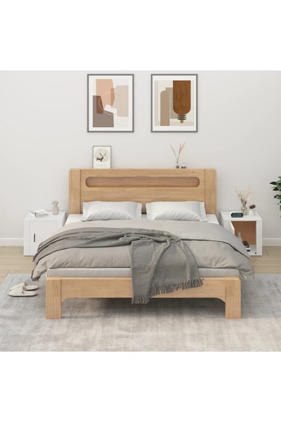 Concept Noptiere, 2 buc., alb, 50x39x47 cm