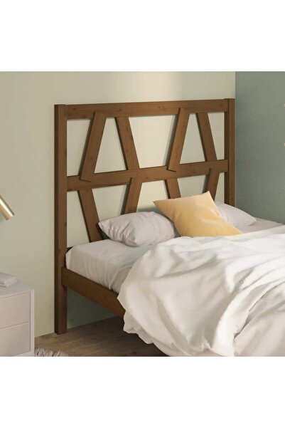 Concept Κομοδίνο, μελί καφέ, 81x4x100 εκ., μασίφ ξύλο πεύκου