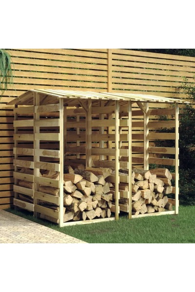 Concept Πέργκολες με στέγη, 4 τεμ., 100x90x200 εκ., εμποτισμένο ξύλο πεύκου