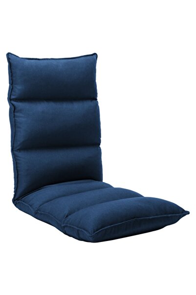 Concept Scaun de podea pliabil, albastru, material textil