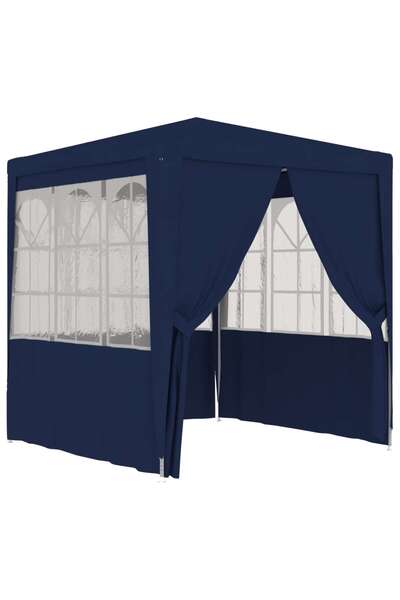 Concept Cort petrecere profesional cu pereți, albastru, 2x2 m, 90 g/m²