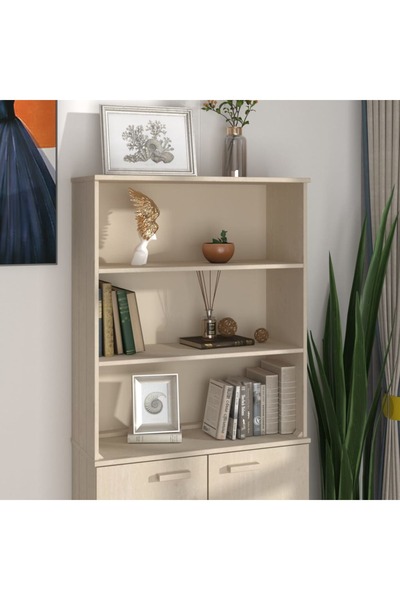 Concept Upper wardrobe shelves, honey brown, 85x35x100 cm, pine wood