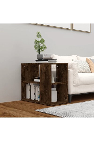 Concept Πλαϊνό ντουλάπι, καπνιστή δρυς, 60x30x50 εκ., από επεξεργασμένο ξύλο