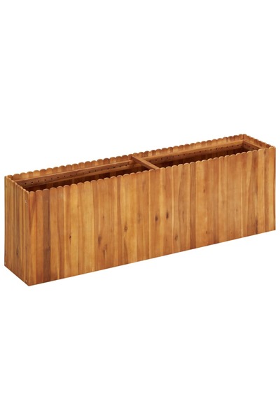 Concept Υπερυψωμένο παρτέρι κήπου, 150x30x50 εκ., από μασίφ ξύλο ακακίας