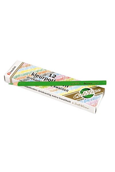 Heutink 12 buc. creioane colorate triunghiulare subțiri VERDE DESCHIS