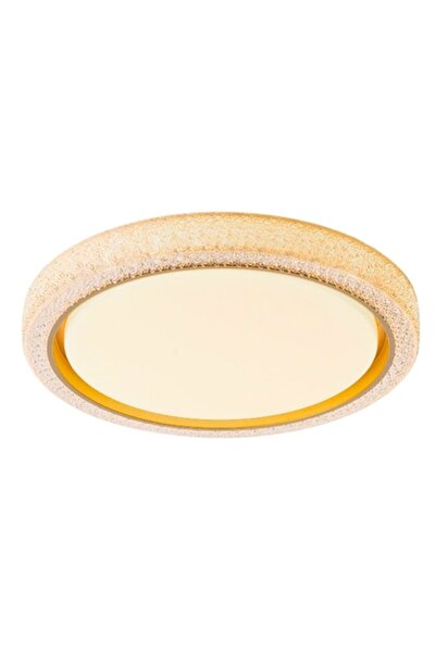 Deyra LED Ceiling Light, Round, Dimmable, 3 CCT Steps, White/Gold, 49cm