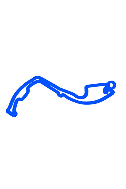OEM Μπρελόκ, "FORMULA 1 MONACO", 22Χ60 χιλ. μπλε
