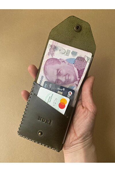 ALESTA LEATHER (Named) Modern Men's Wallet Card Holder - Genuine Leather Hand...