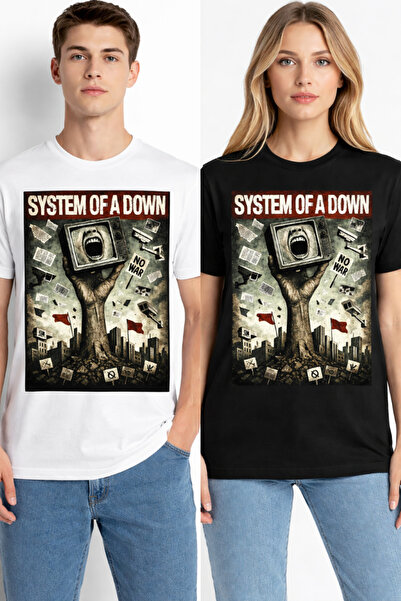 OEM Tricou unisex System of a Down Negru