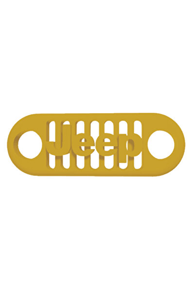 OEM Breloc chei, "JEEP", 23X 63 mm auriu