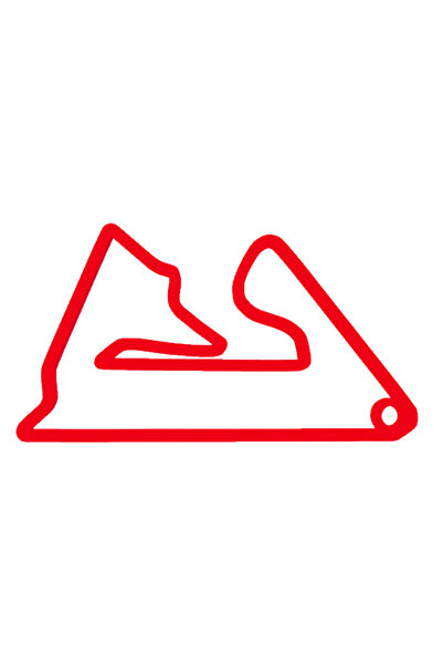 OEM Μπρελόκ, "FORMULA 1 SAKHIR", 34Χ60 χιλ. κόκκινο