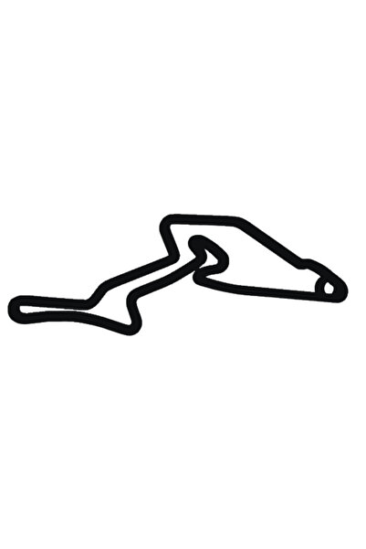 OEM Μπρελόκ, "FORMULA 1 NURNBURGRING", 21Χ60 χιλ. μαύρο