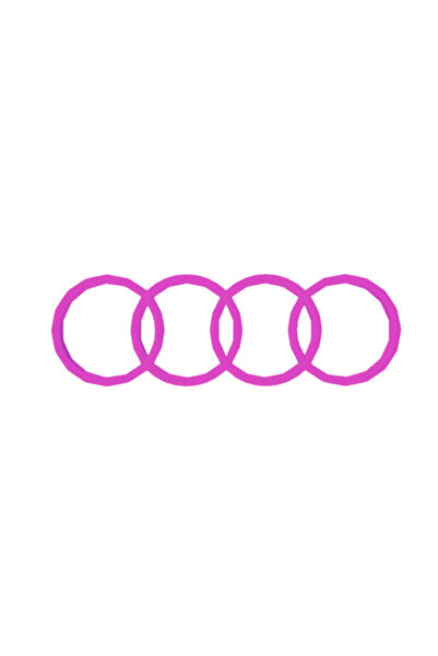 OEM Breloc chei, "AUDI", 28 X 80 mm mov deschis