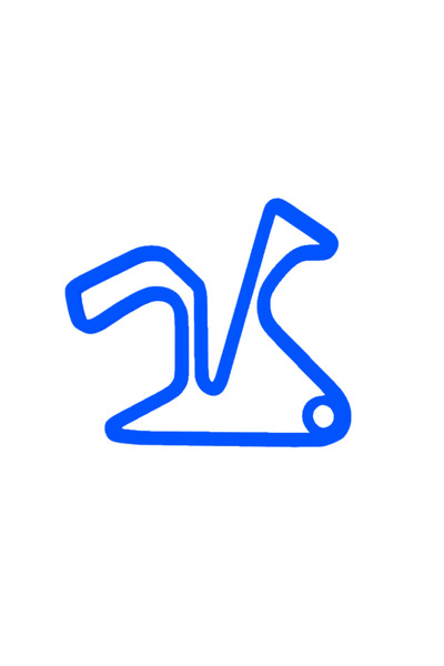 OEM Μπρελόκ, "FORMULA 1 JEREZ", 45Χ50 χιλ. μπλε