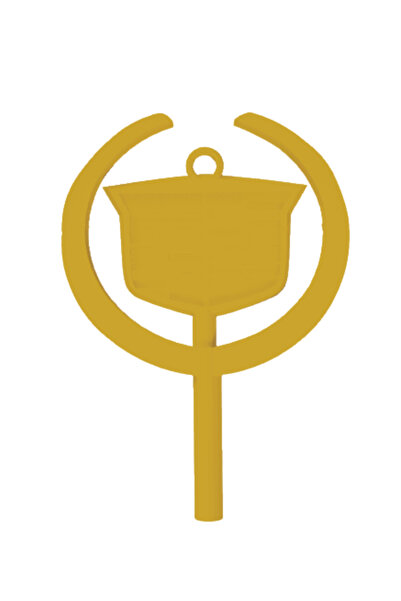 OEM Μπρελόκ,  "κάντιλακ ", 85x 60 χιλ. χρυσό