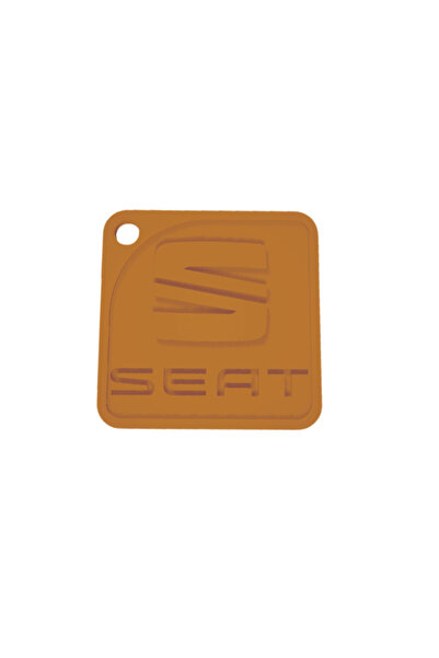 OEM Μπρελόκ, "SEAT", 50 X 50 χιλ. χρυσό